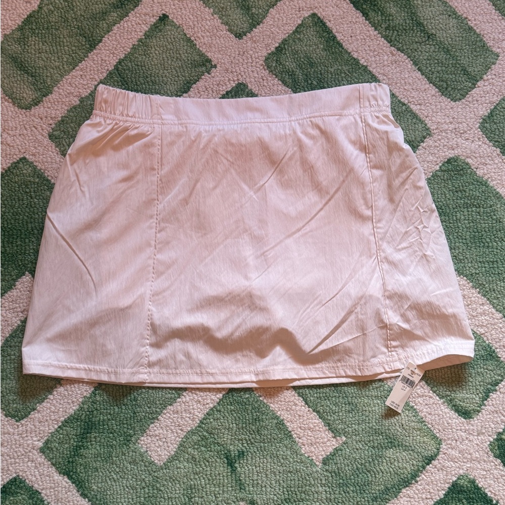 NWT Offline by Aerie cream nylon skirt with shorts size S
